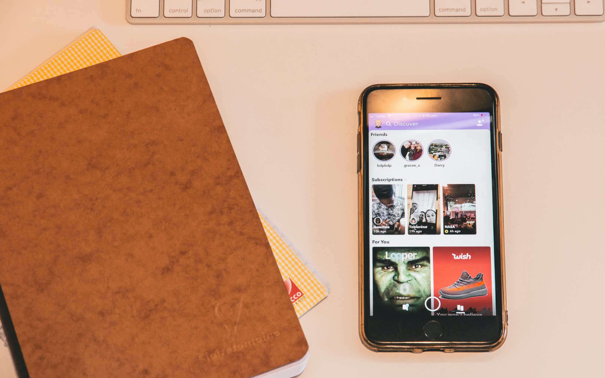 An old Kindling app screen