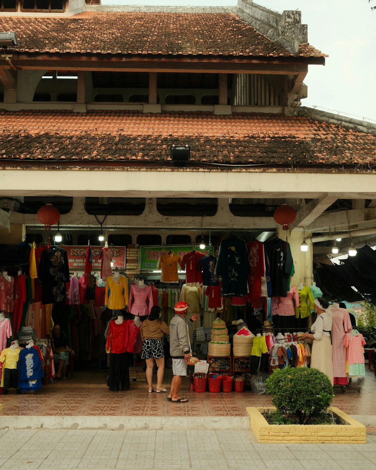 A market stall full of socks